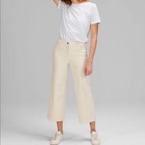 Lululemon city sleek wide leg high waisted 7/8 pants 27